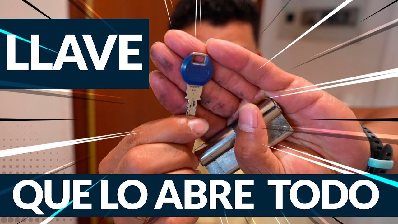 ¿Cómo se llama la llave que abre todas las cerraduras?